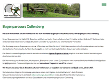 Tablet Screenshot of bogenparcours-collenberg.de